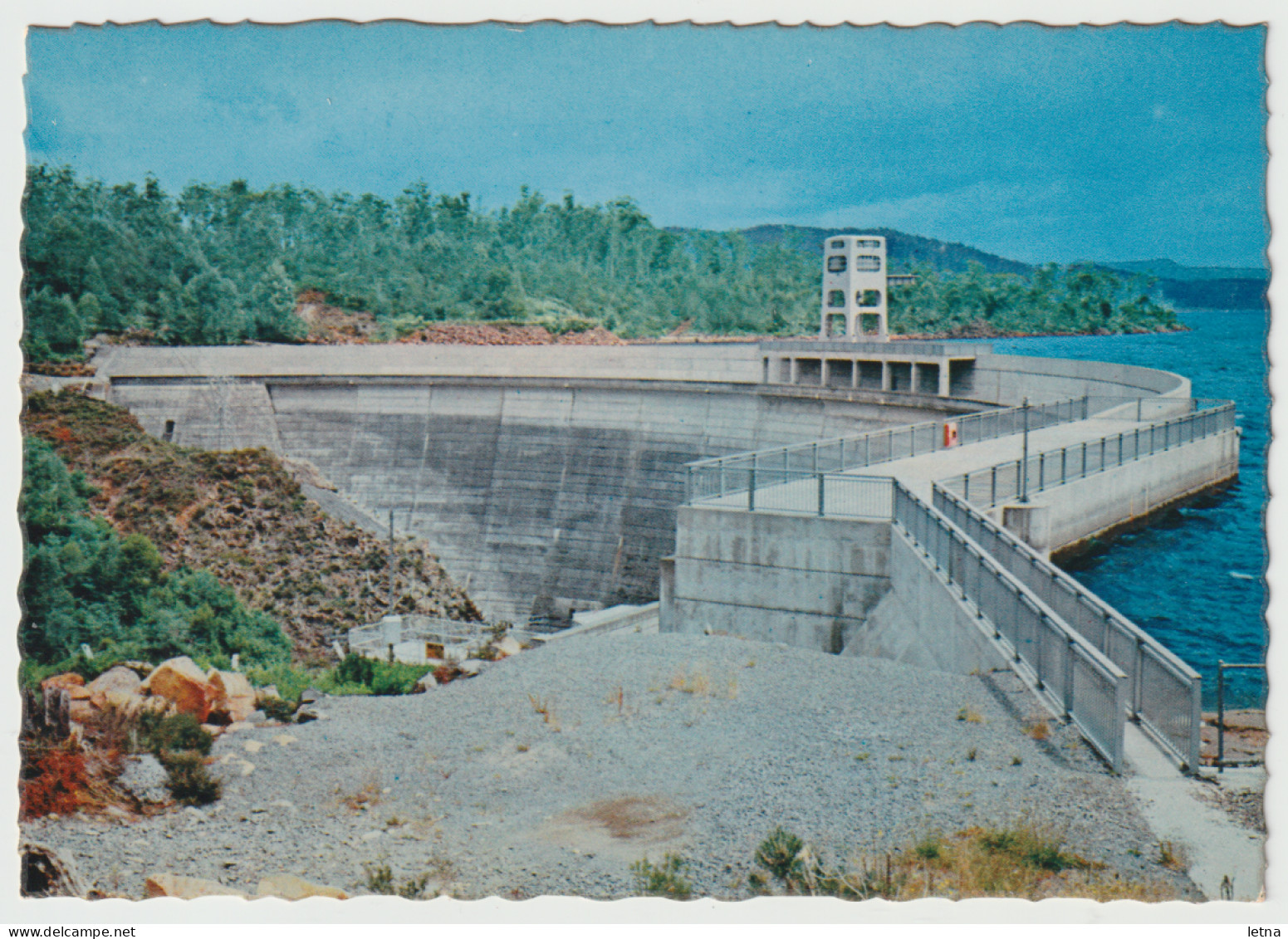 Australia TASMANIA TAS Clark Hydro Dam BUTLERS GORGE Nucolorvue TW41 Postcard C1960s-70s - Sonstige & Ohne Zuordnung