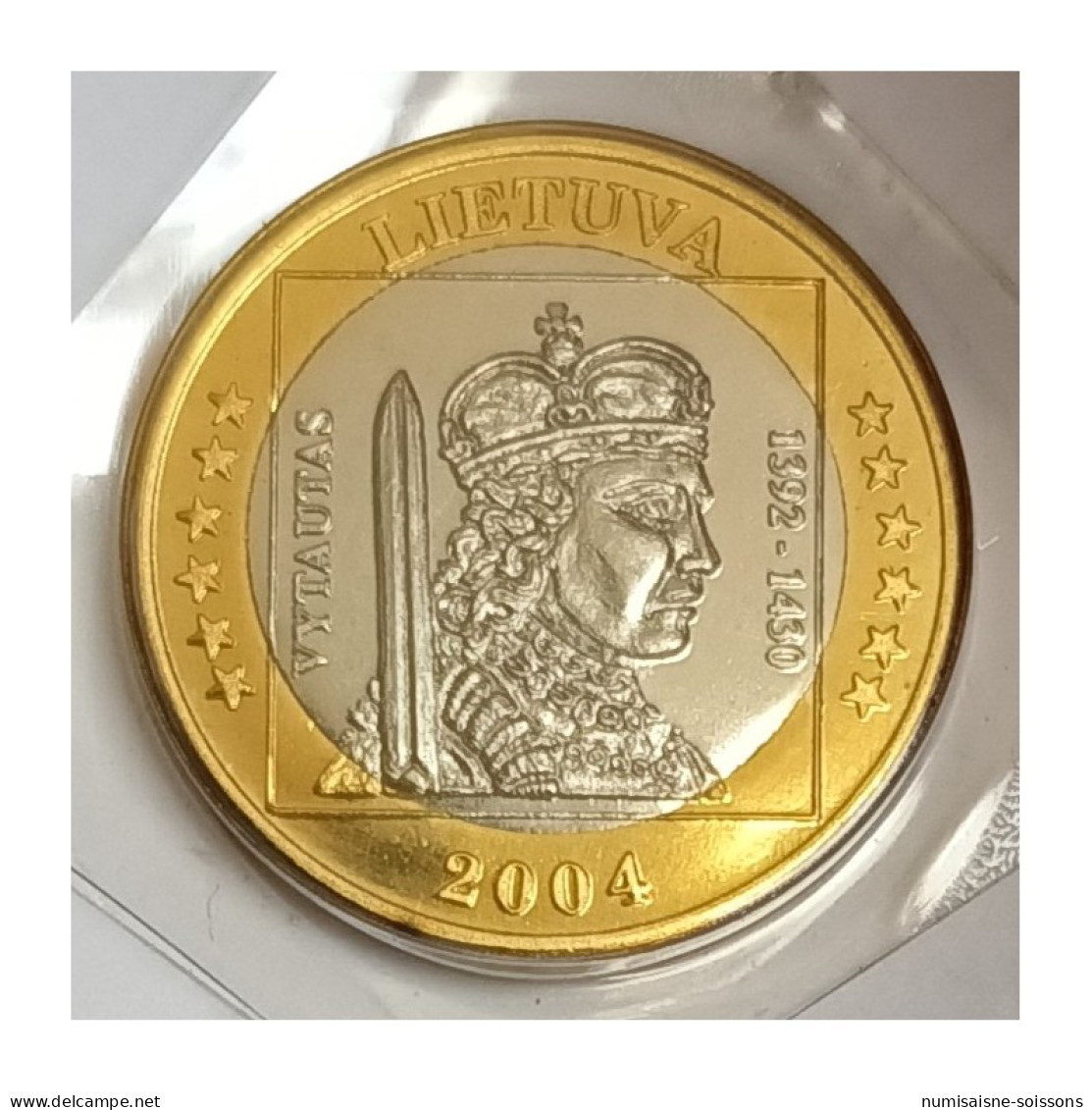 LITUANIE - 1 EURO 2004 - ESSAI - SPL - Litouwen