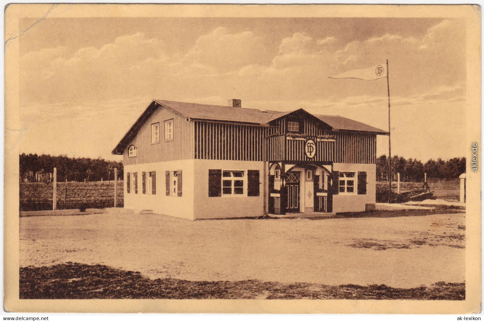 Großdubrau Thiemer Haus Des Turnvereins Oberlausitz B Baruth Bautzen  1922 - Grossdubrau Wulka Dubrawa