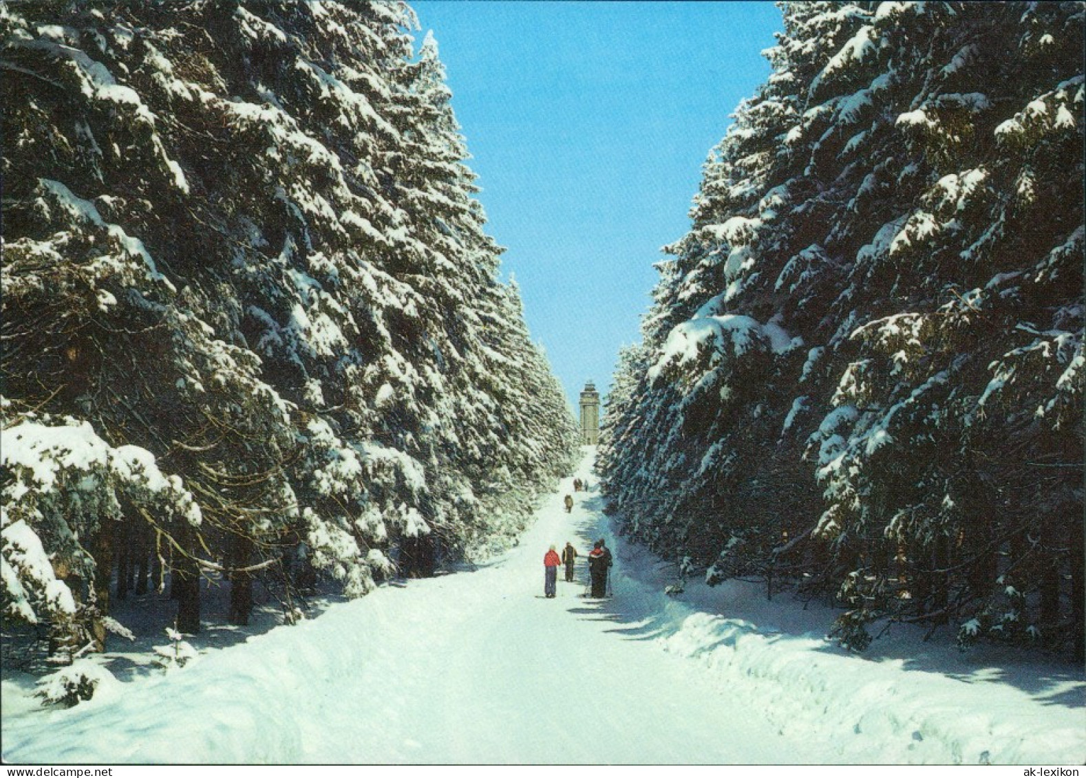 Ansichtskarte Wildenthal-Eibenstock Auersberg - Im Winter 1987/1988 - Eibenstock