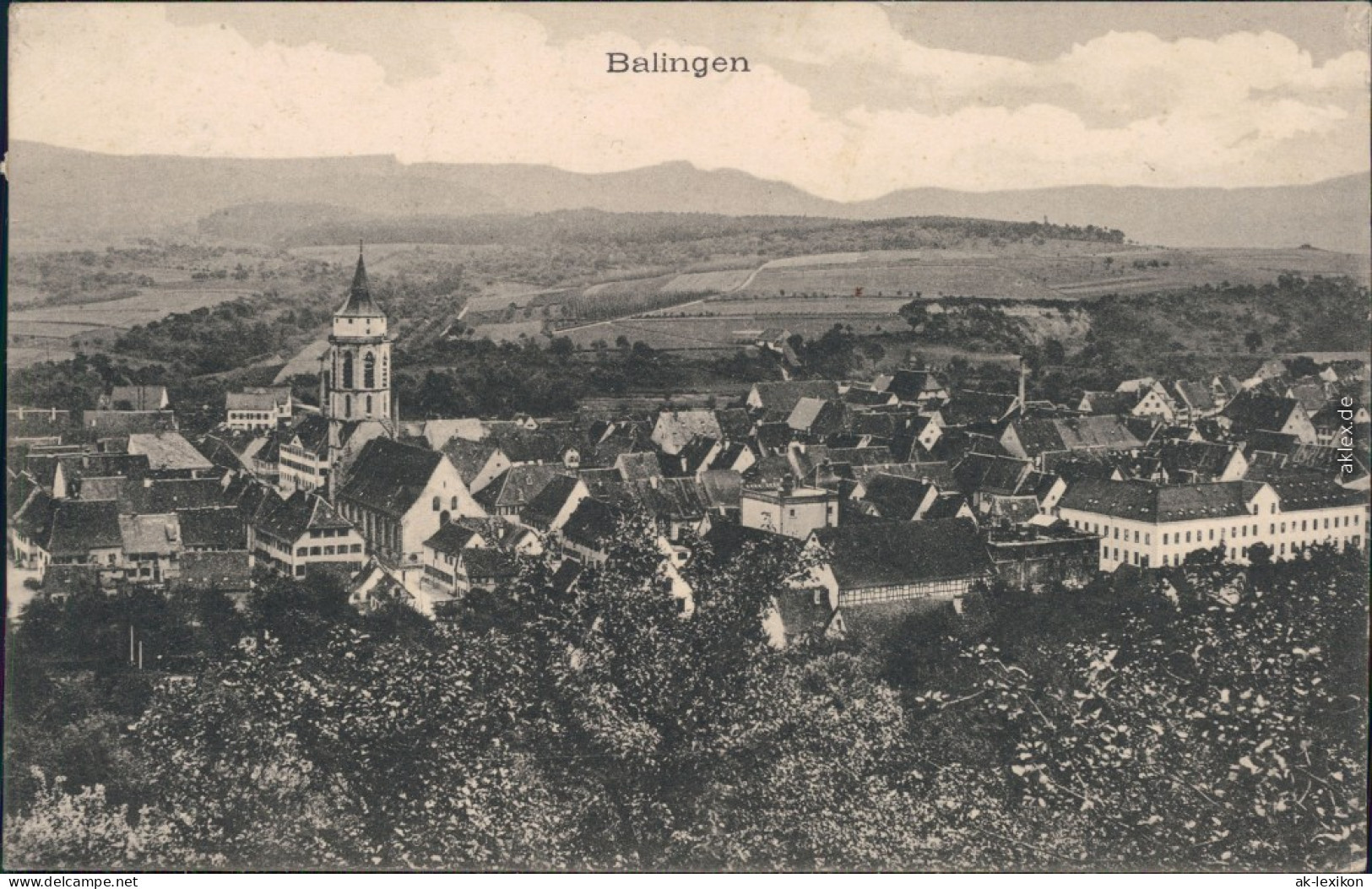 Ansichtskarte Balingen Panorama-Ansicht 1942 - Balingen