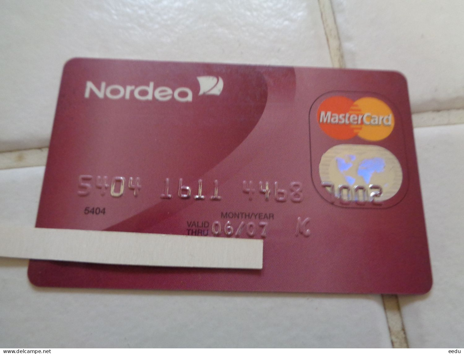 Estonia Bank Card - Krediet Kaarten (vervaldatum Min. 10 Jaar)