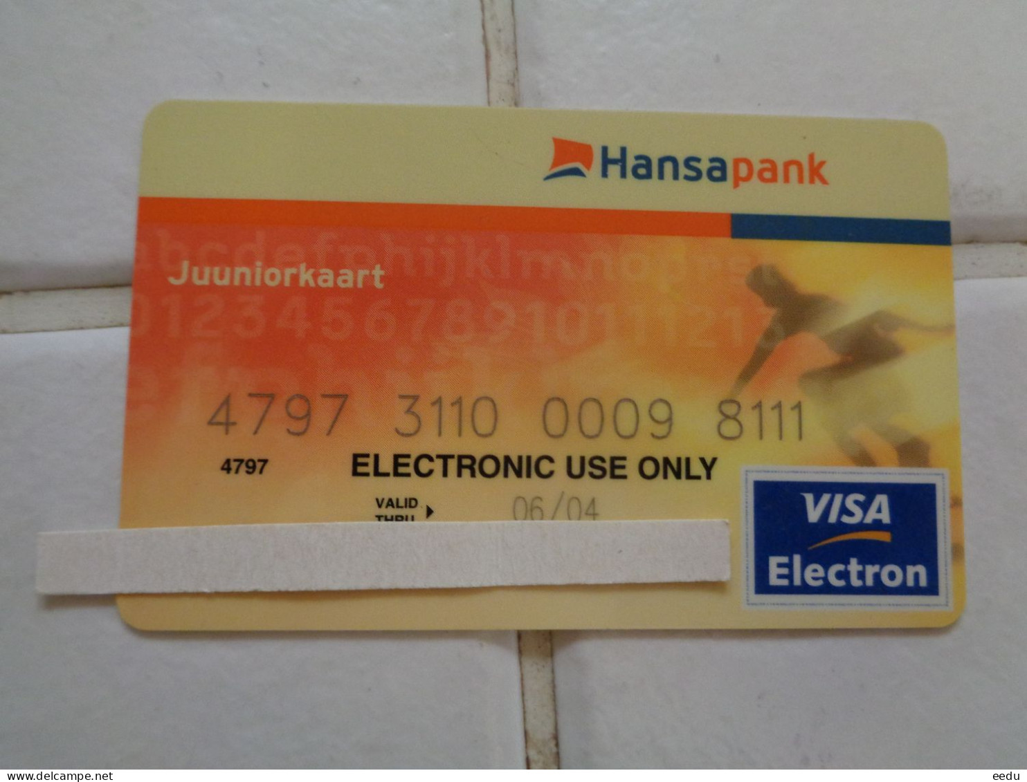 Estonia Bank Card - Geldkarten (Ablauf Min. 10 Jahre)