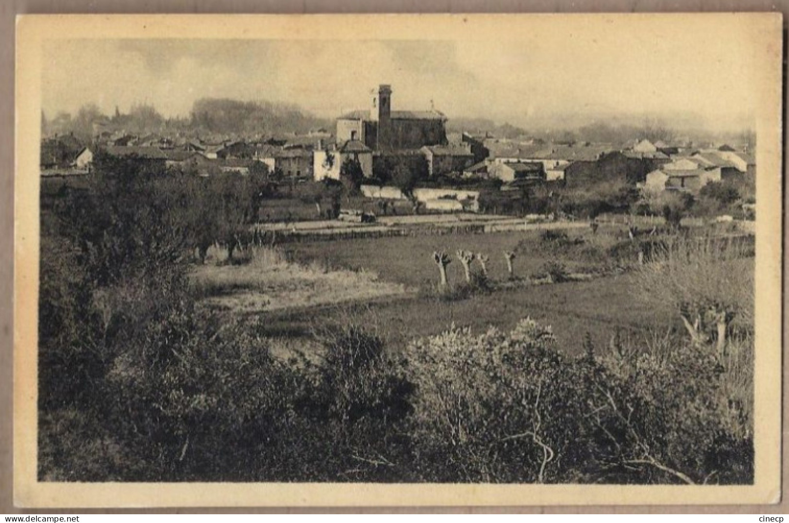 CPSM 84 - SORGUES - Vue Générale - TB PLAN D'ensemble Du Village Avec Détails Maisons - Sorgues