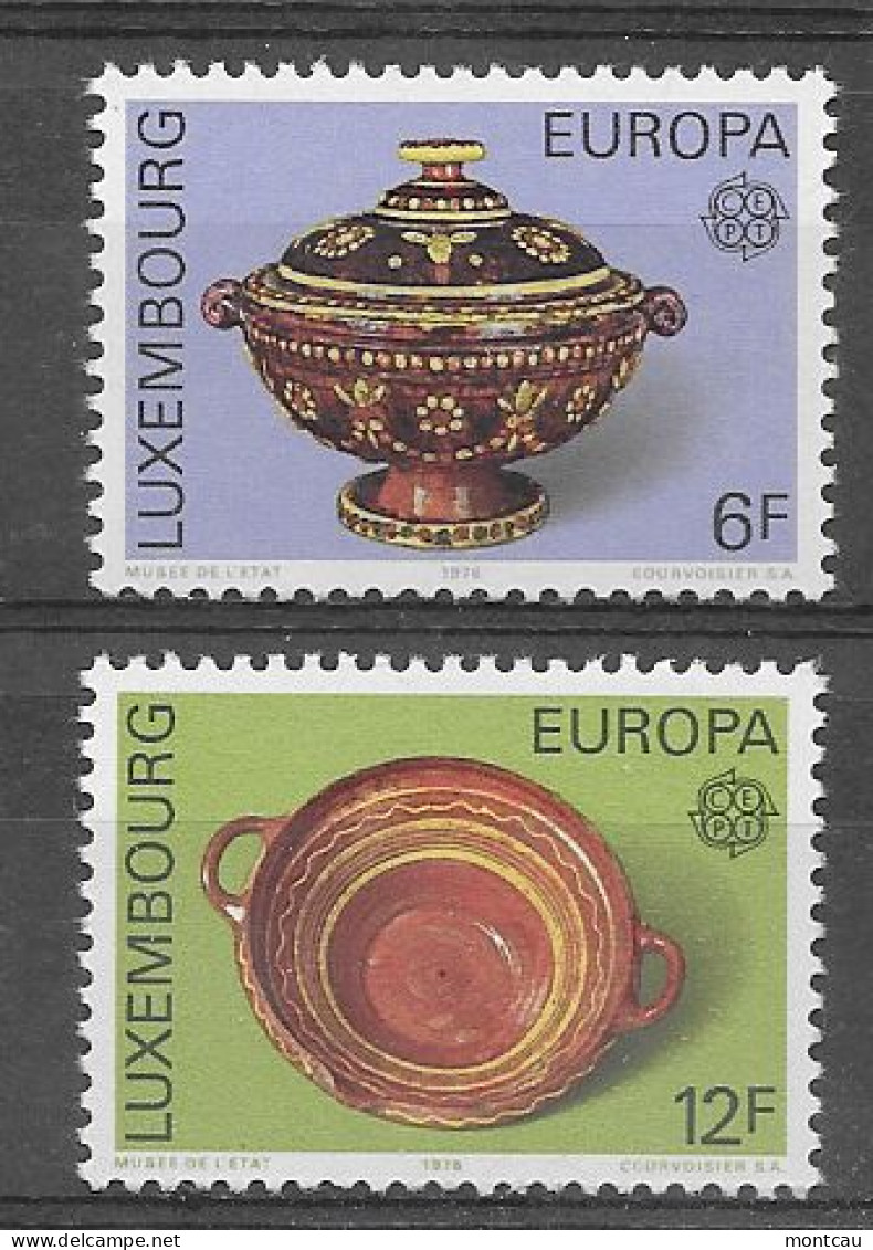 Luxembourg 1976.  Europa Mi 928-29  (**) - 1976