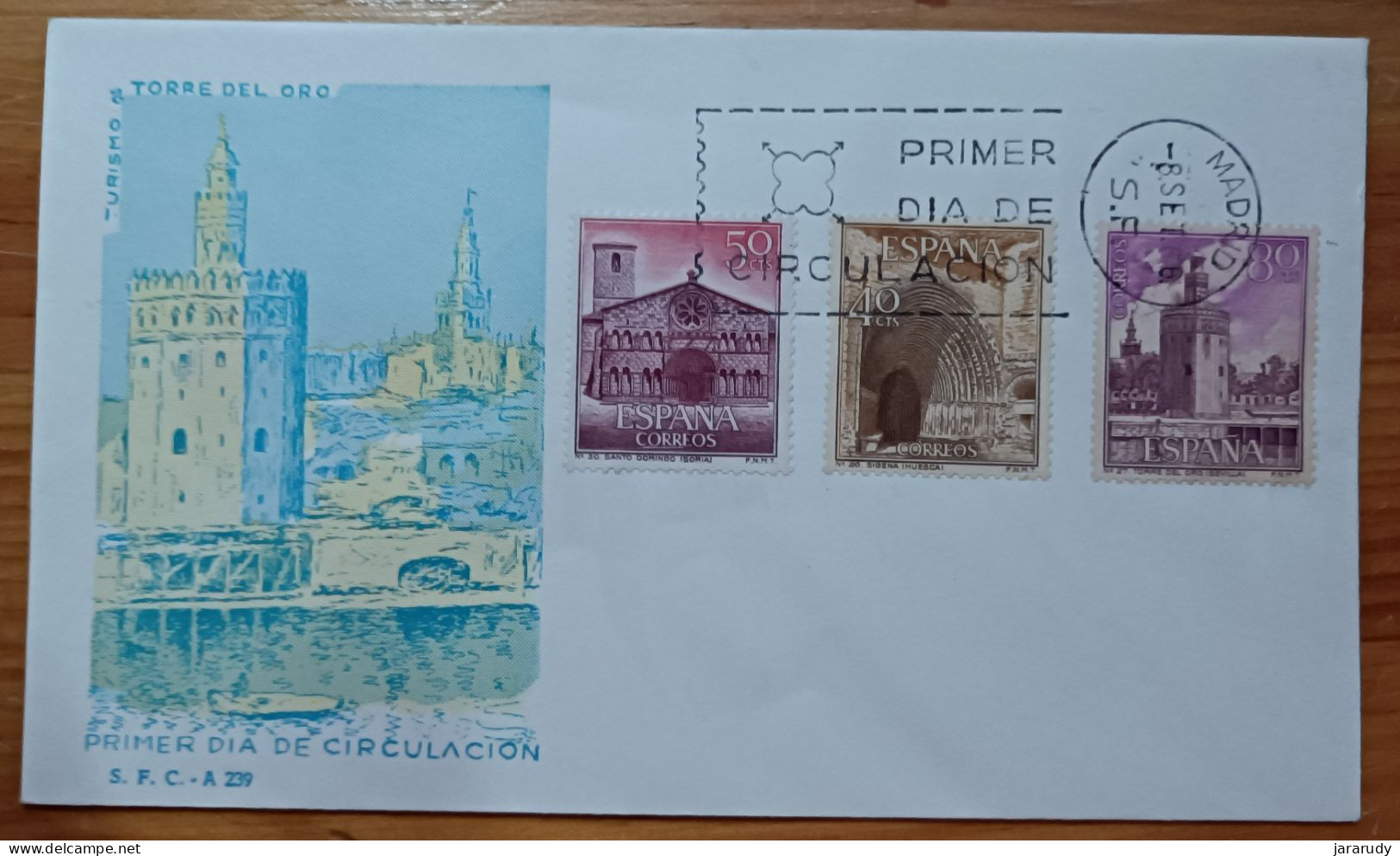 ESPAÑA TURISMO 1966 FDC/SPD MNH - FDC