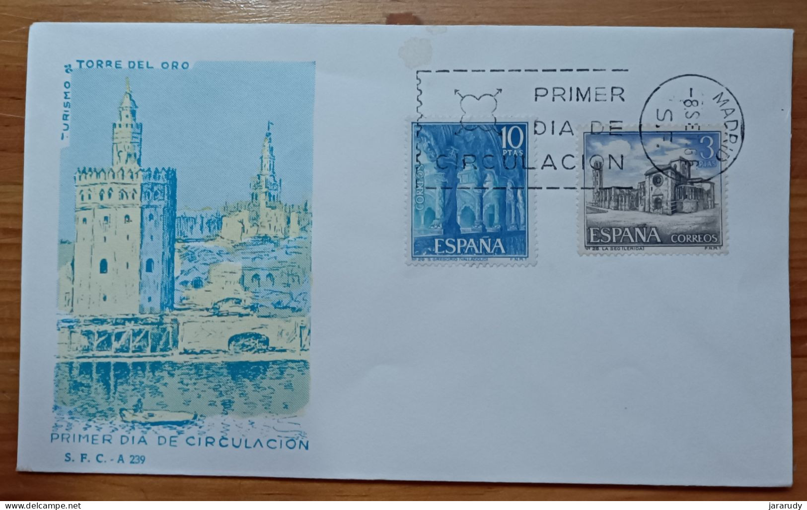 ESPAÑA TURISMO 1966 FDC/SPD MNH - FDC