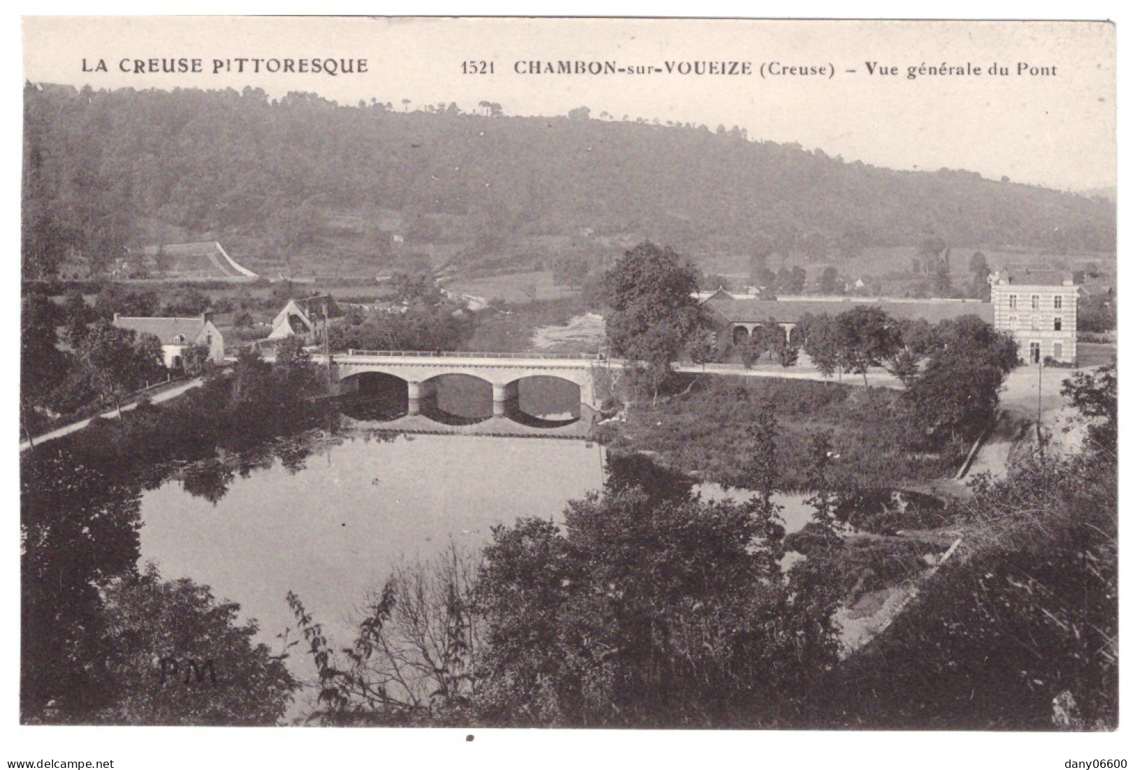 CHAMBON SUR VOUEIZE - Vue Générale Du Pont - Chambon Sur Voueize