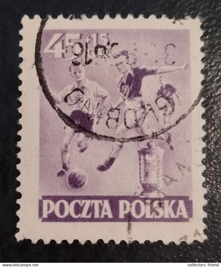 Poland Polen Polska - 1952 - FOOTBALL FUSSBALL SOCCER - Used - Usati