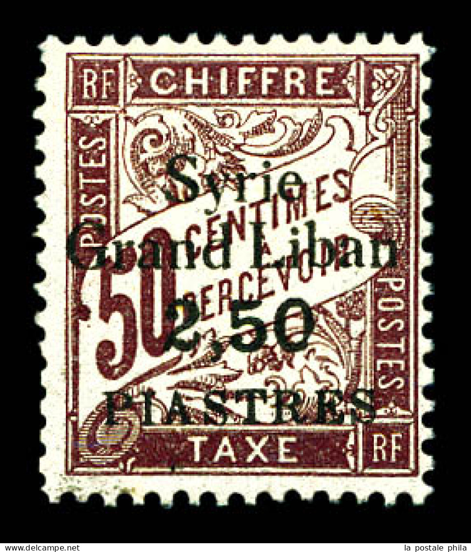 N°20a, Erreur, 2.50 Au Lieu De 3 Pi. SUP  Qualité: **  Cote: 330 Euros - Timbres-taxe