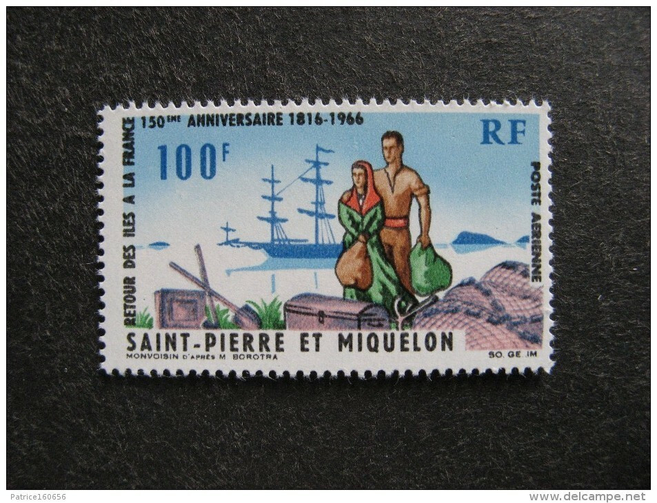 Saint Pierre Et Miquelon: TB PA N°36, Neuf XX. - Neufs