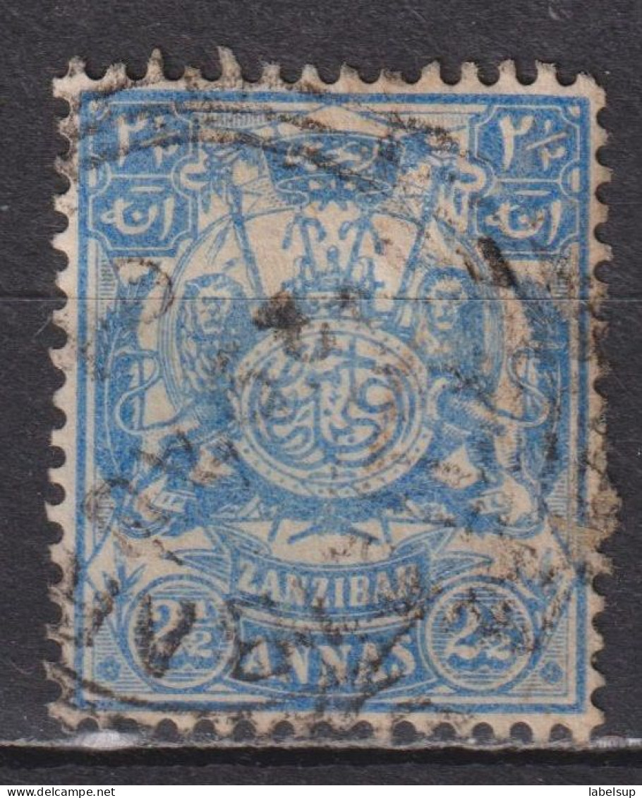 Timbre Oblitéré  De Zanzibar De 1904 YT 78 MI 76 - Zanzibar (...-1963)