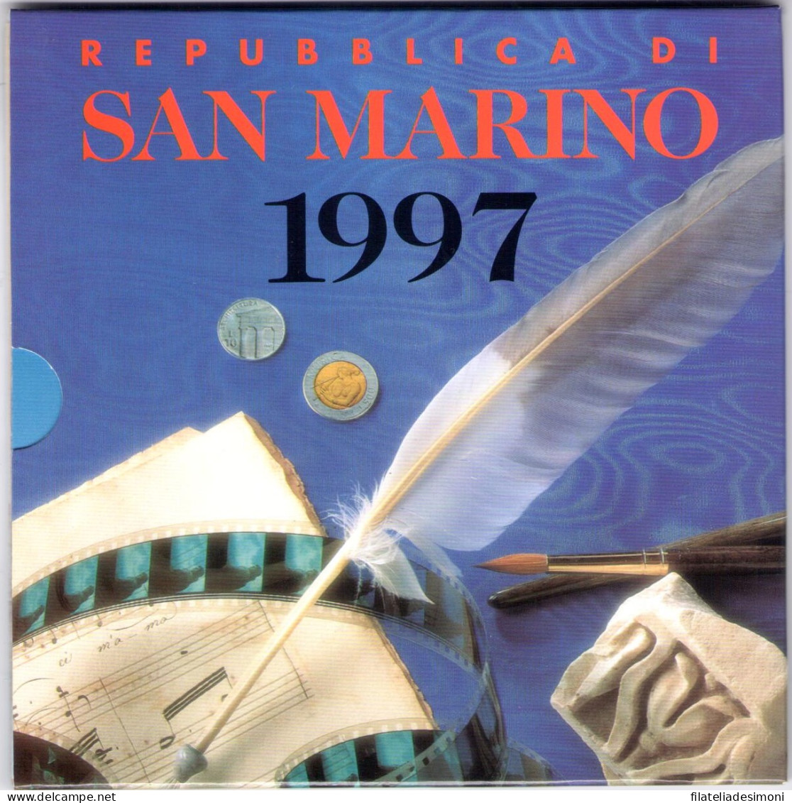 1997 Repubblica Di San Marino, Monete Divisionali, Serie Completa FDC - Saint-Marin