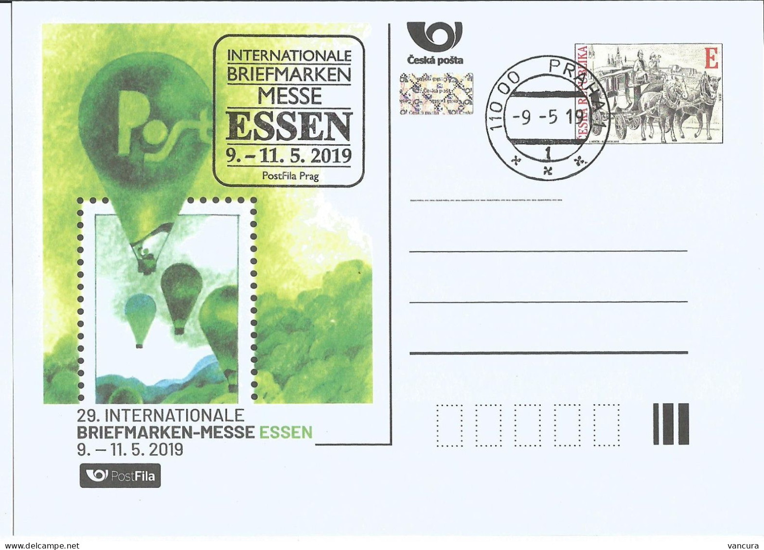 CDV A P 231 Czech Republic Essen Stamp Bourse 2019 - Postcards