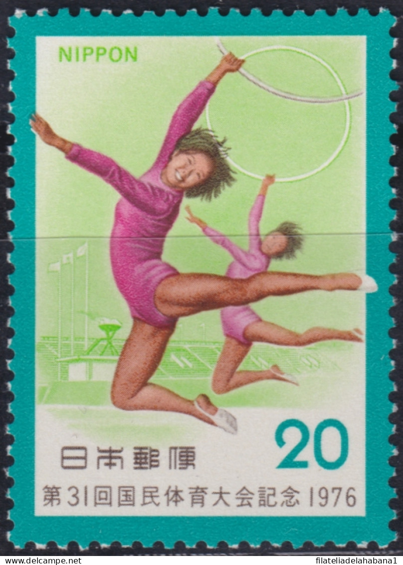 F-EX48264 JAPAN NIPPON MNH 1976 SPORT GYMNASTICS.  - Gymnastiek