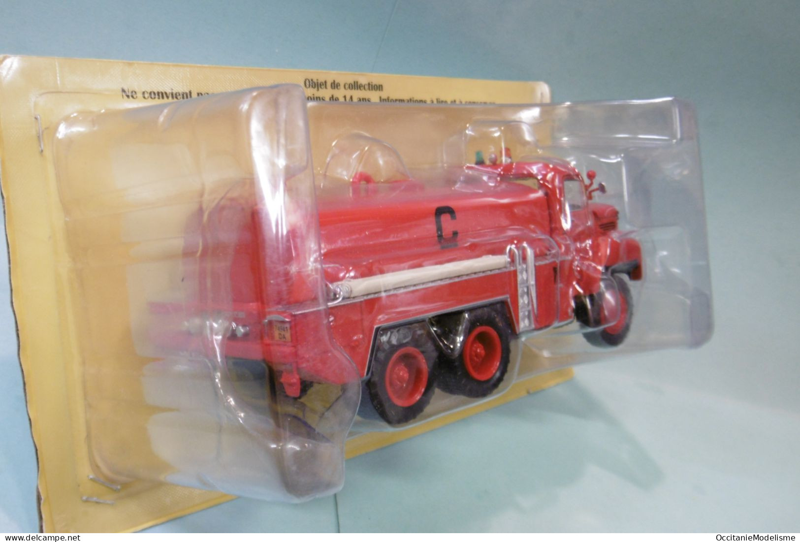 Hachette / Ixo - Camion BERLIET GBC GAZELLE Aéroport Toulouse Pompiers Neuf NBO 1/43 - Other & Unclassified