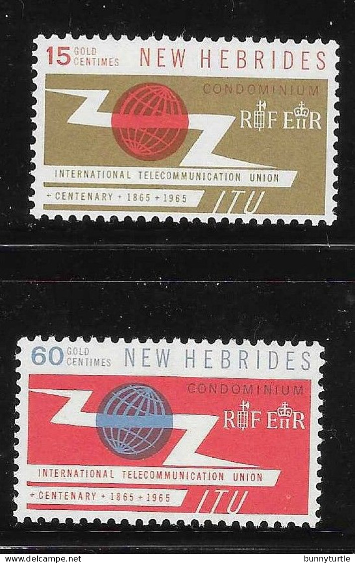 New Hebrides British 1965 ITU Centenary Omnibus MNH - Nuevos