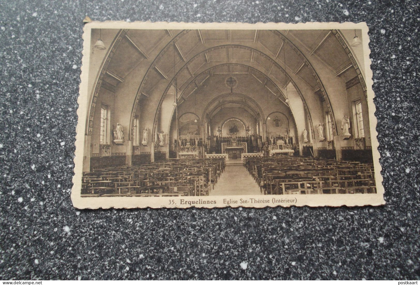 ERQUELINNES: N° 35 - Eglise Ste Thérèse - Intérieur - Erquelinnes