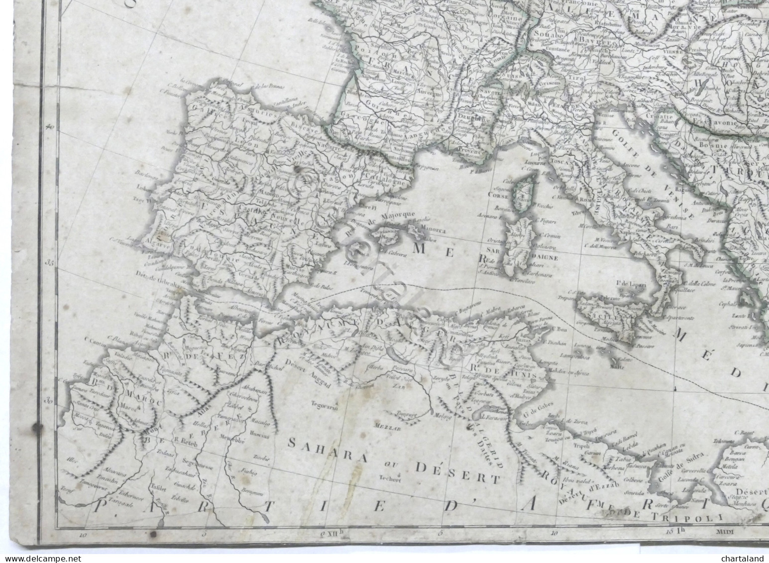 Carta Geografica - Europe Divisée En Ses Empires, Royaumes Et Républiques - 1797 - Autres & Non Classés