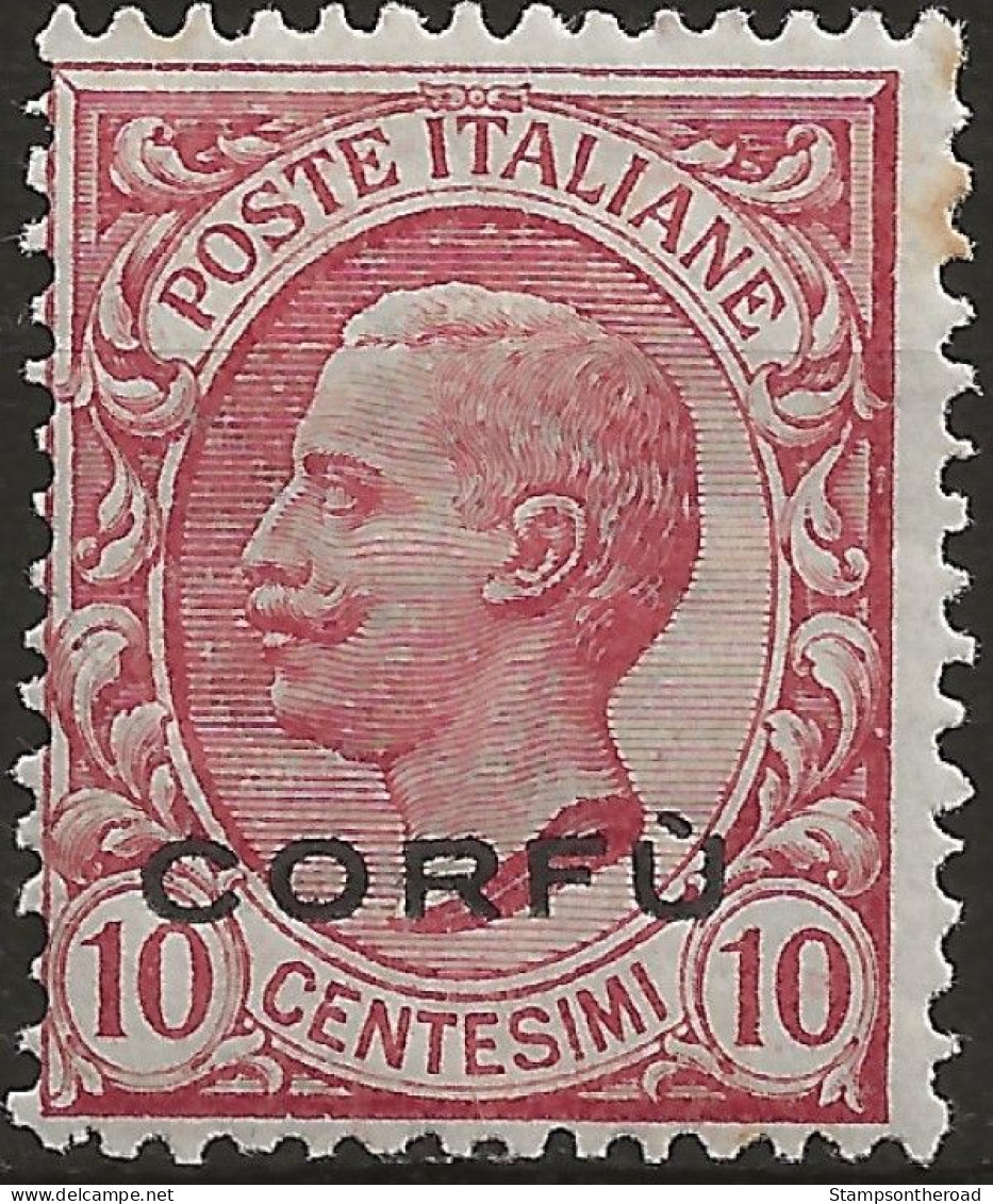 TRCO2L -1923 Terre Redente/Corfù, Sassone Nr. 2, Francobollo Nuovo Senza Linguella **/ - Corfu