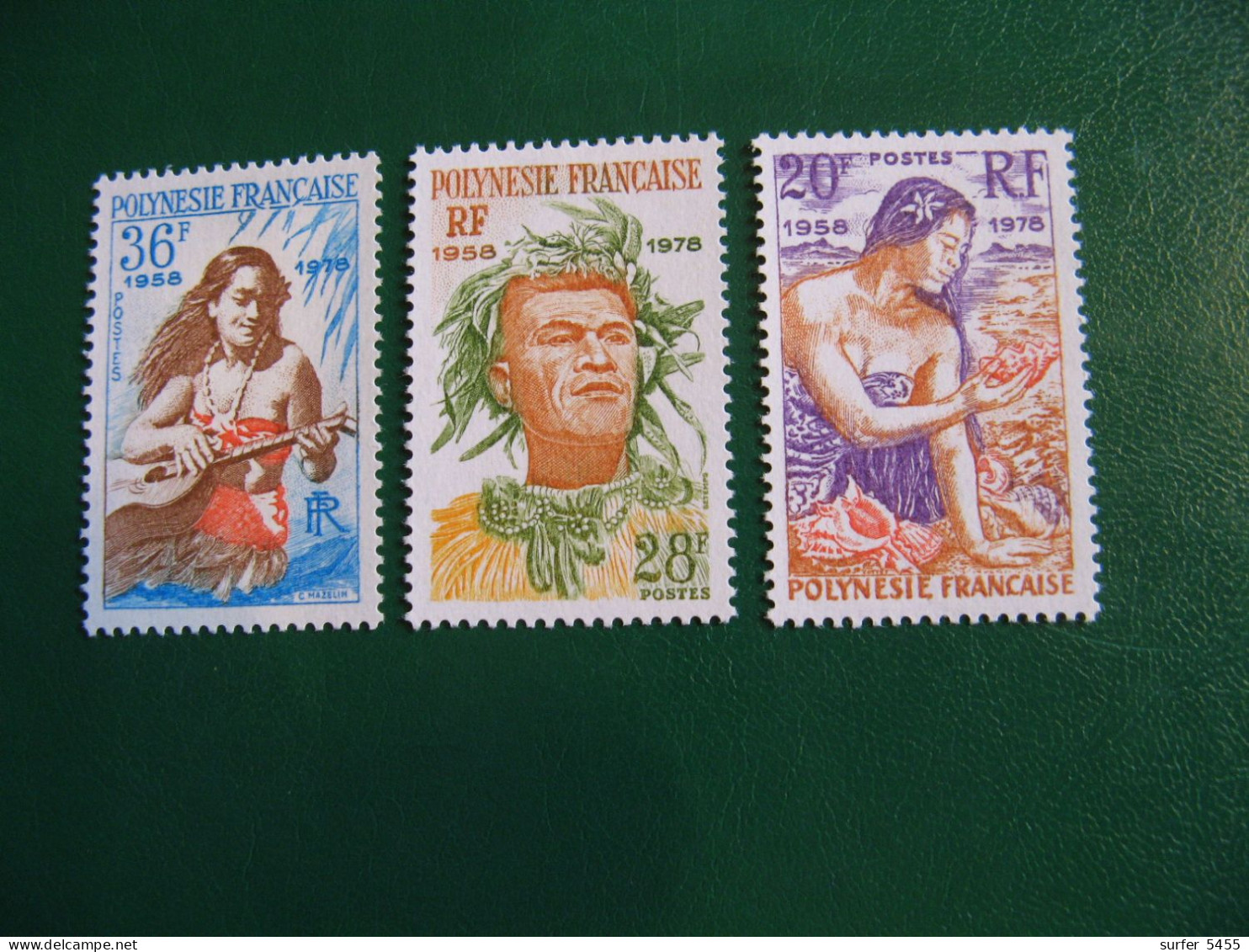 P0LYNESIE YVERT POSTE ORDINAIRE N° 121/123 TIMBRES NEUFS ** LUXE - MNH - SERIE COMPLETE - COTE 14,50 EUROS - Neufs