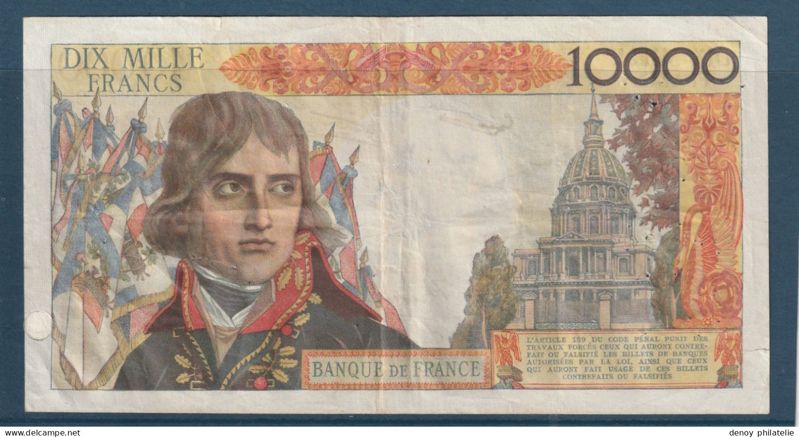 France Billet De 10000 Francs BONAPARTE Du 6 03 1958 K TTB - 10 000 F 1955-1958 ''Bonaparte''