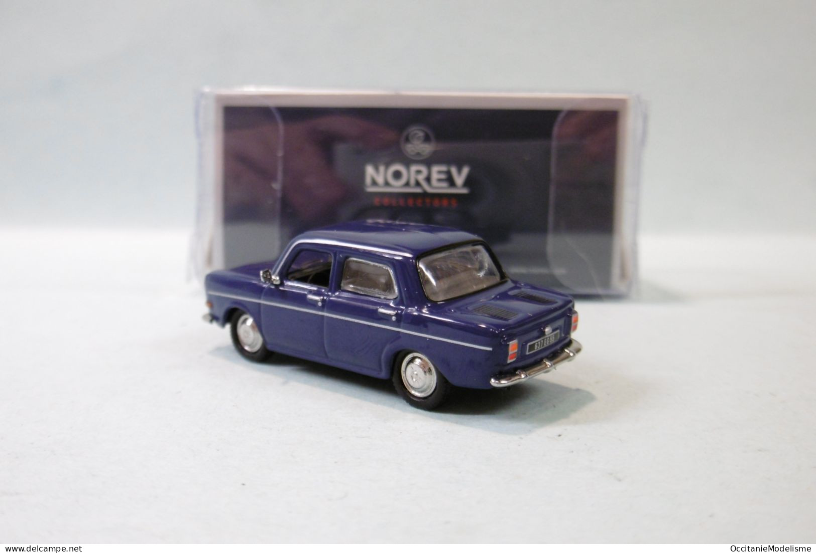 Norev - SIMCA 1000 GLS 1968 Bleu Réf. 571097 Neuf NBO HO 1/87 - Strassenfahrzeuge