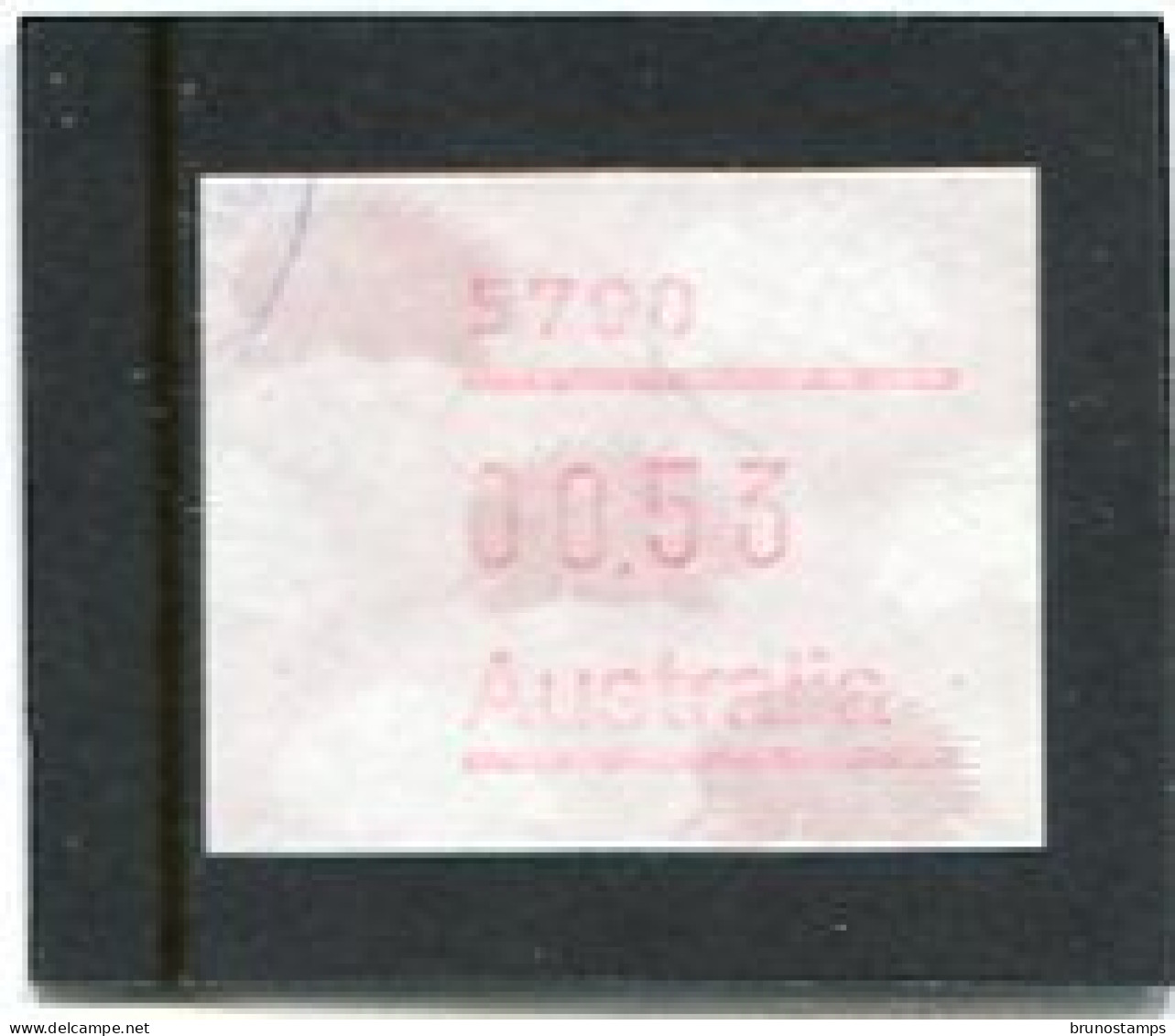 AUSTRALIA - 1987  53c  FRAMA ECHIDNA   POSTCODE  5790 (DARWIN)  FINE USED - Timbres De Distributeurs [ATM]