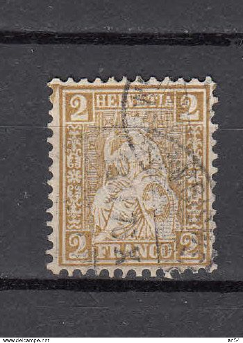 1867   N° 37        OBLITERE             CATALOGUE SBK - Used Stamps
