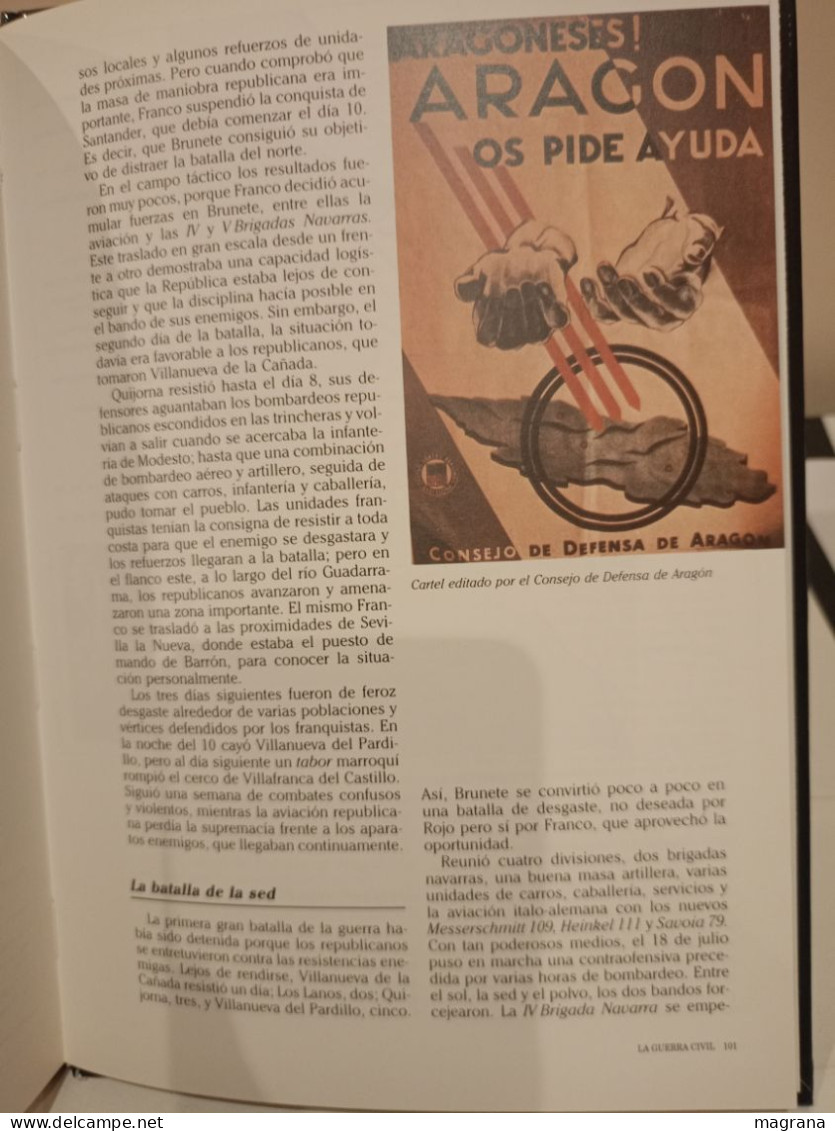 La Guerra Civil Española. 12- La Campaña Del Norte (Abril- Octubre 1937). Ediciones Folio. 1997. 104 Páginas. - Culture