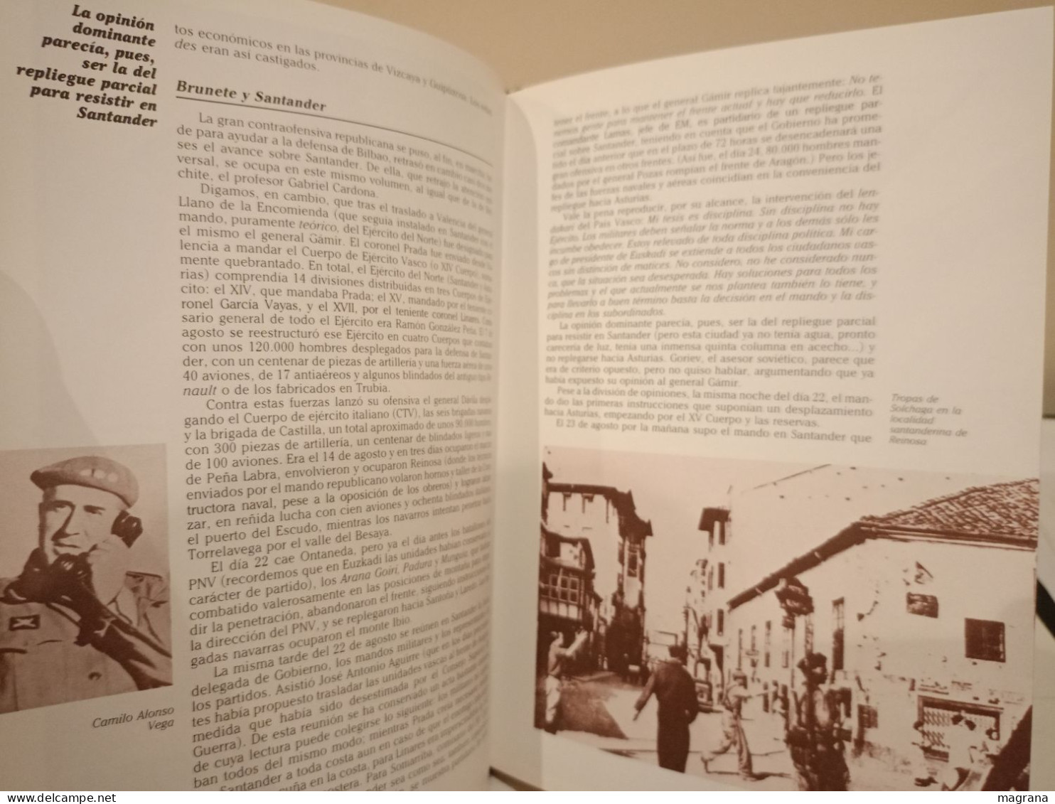 La Guerra Civil Española. 12- La campaña del Norte (Abril- Octubre 1937). Ediciones Folio. 1997. 104 páginas.