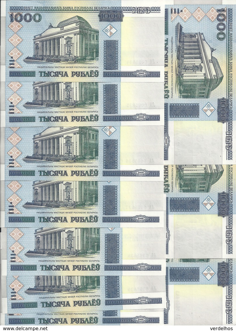 BIELORUSSIE 1000 RUBLEI 2000(2011) UNC P 28 B ( 10 Billets ) - Belarus