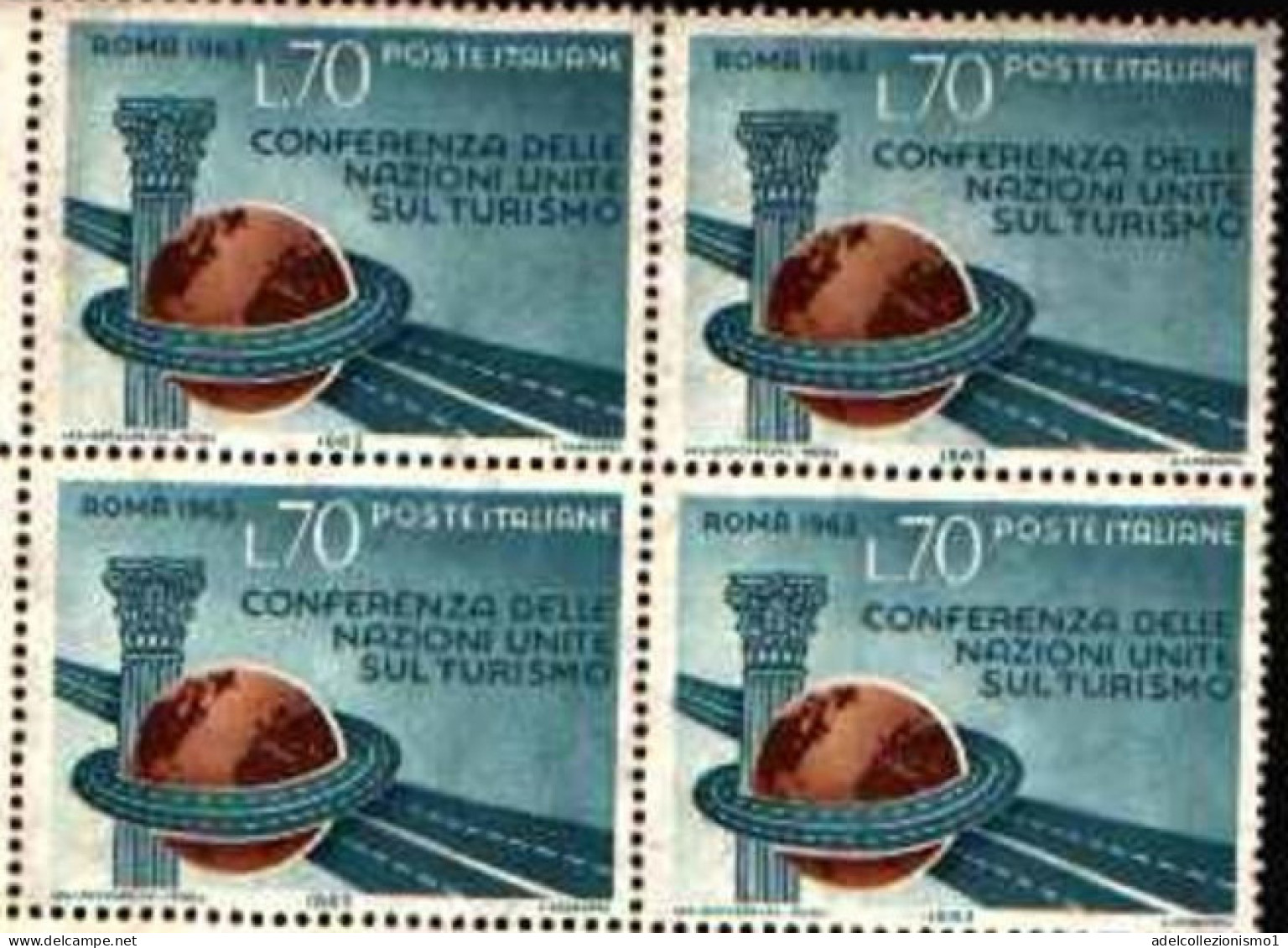 74183) ITALIA LOTTO QUARTINE ANNO 1963 MNH** VEDI FOTO