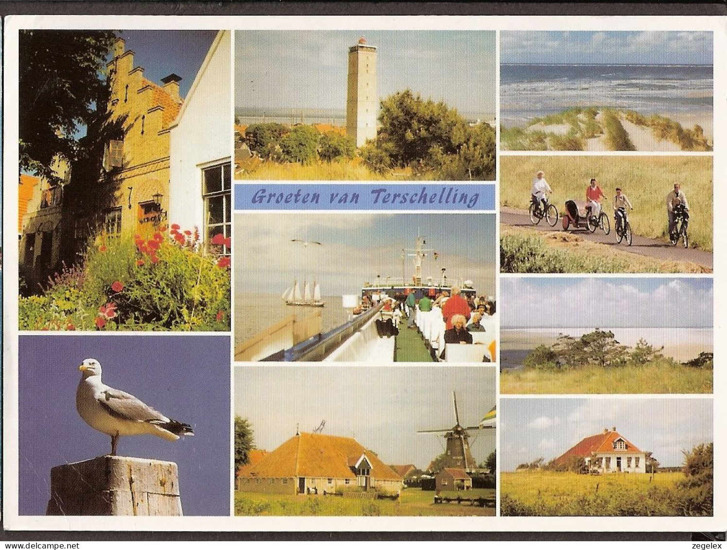 Terschelling - Vuurtoren, Phare, Leuchtturm - Lighthouse, Veerboot, Boerderij, Windmill - Terschelling