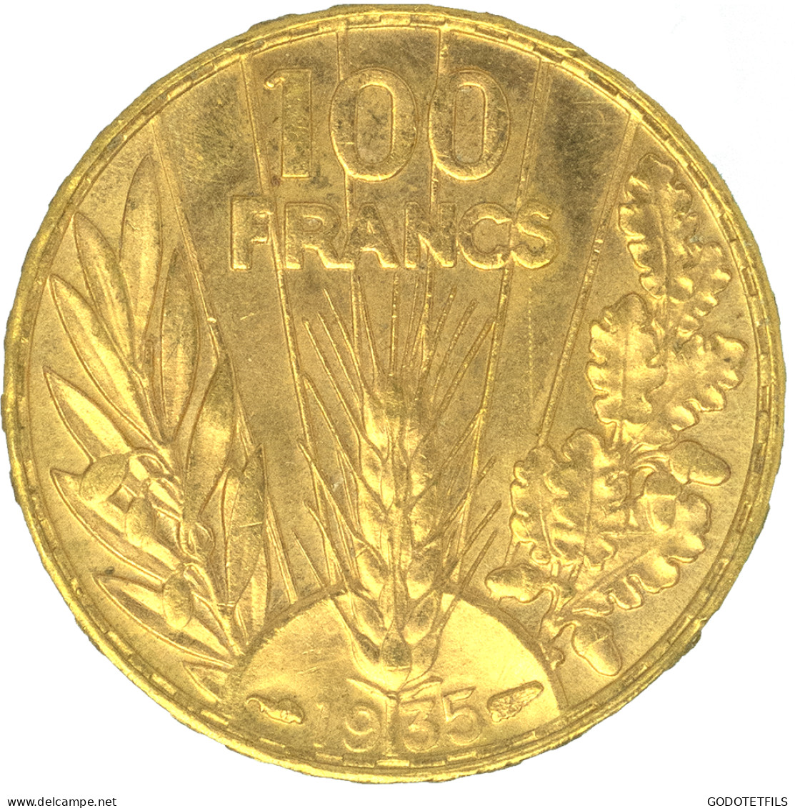 Troisième-République-100 Francs Bazor 1935 Paris - 100 Francs (oro)