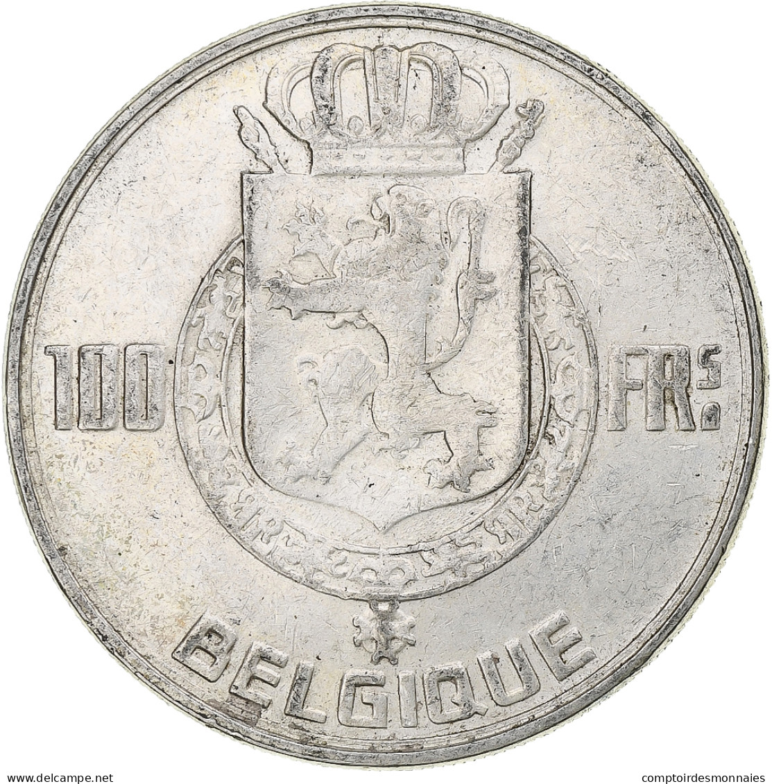 Belgique, Baudouin, 100 Francs, 1954, Bruxelles, Argent, TTB+, KM:138 - 100 Francs