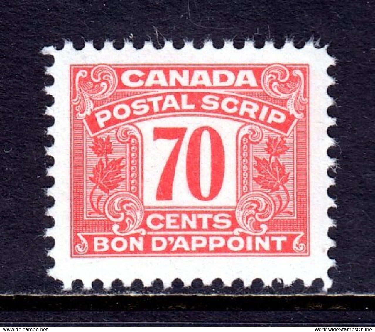 Canada - Van Dam #FPS56 - MNH - CV $25 - Fiscale Zegels