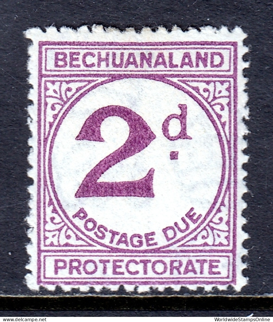 Bechuanaland - Scott #J6 - MH - Pen On Reverse - SCV $10 - 1885-1964 Bechuanaland Protectorate