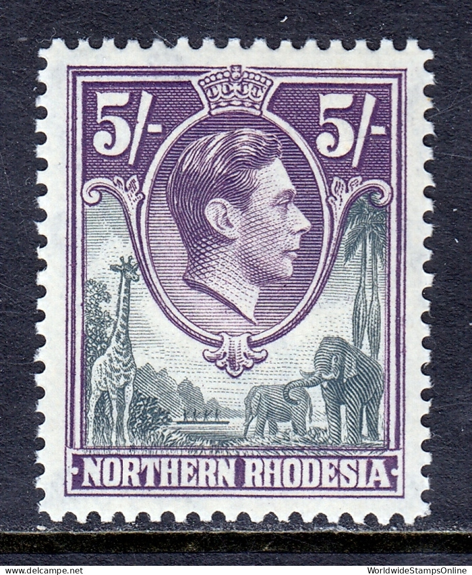 Northern Rhodesia - Scott #43 - MH - SCV $15 - Northern Rhodesia (...-1963)