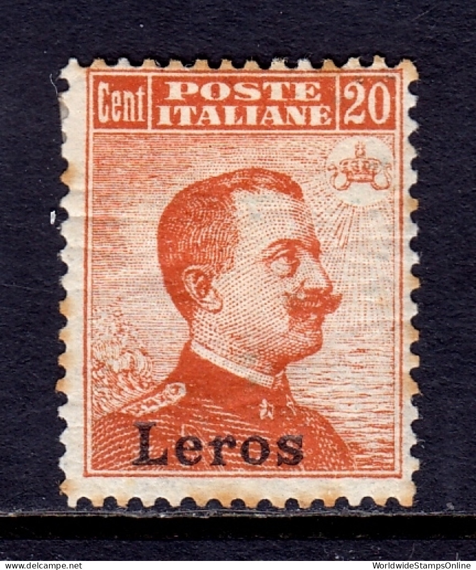 Italy (Lero) - Scott #10 - Unwmk. - MH - Toning Specks, Gum Wrinkling - SCV $65 - Egée (Lero)