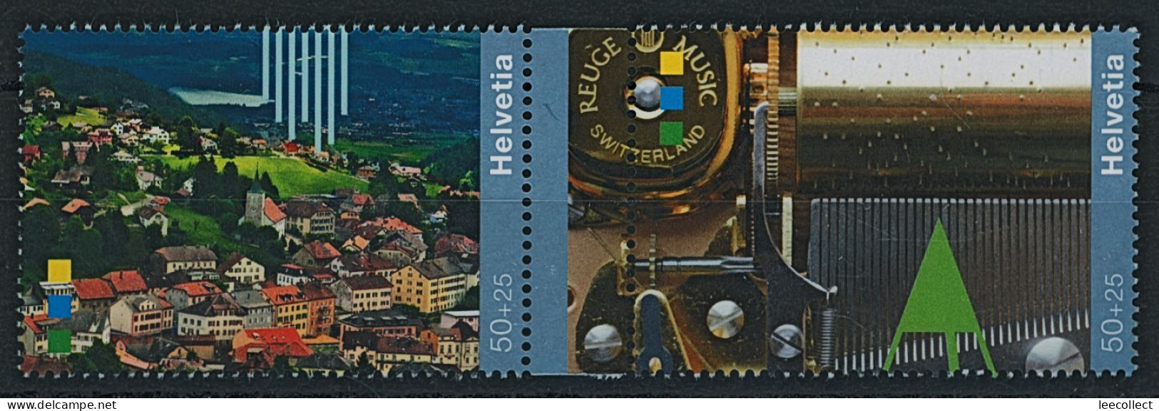 Suisse - 2017 - Tag Der Briefmarke • Sainte Croix - Blockausschnitte • Zwischenstege - Postfrisch ** - Nuevos