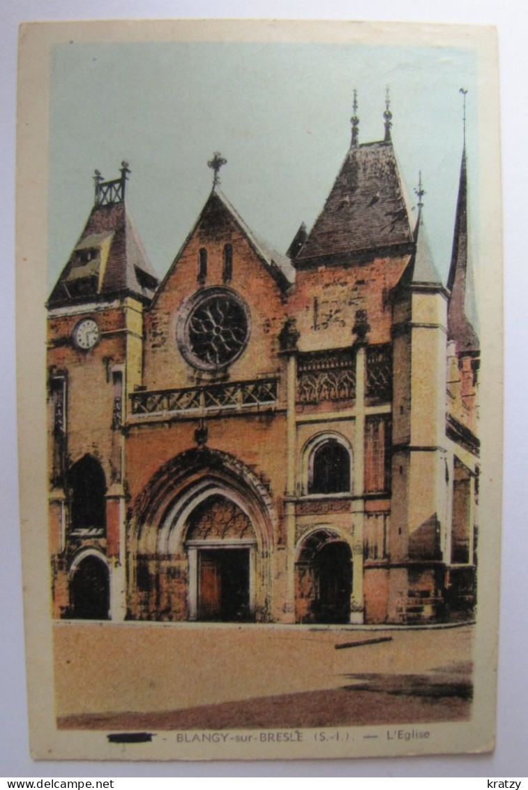 FRANCE - SEINE MARITIME - BLANGY-sur-BRESLE - L'Eglise - 1947 - Blangy-sur-Bresle