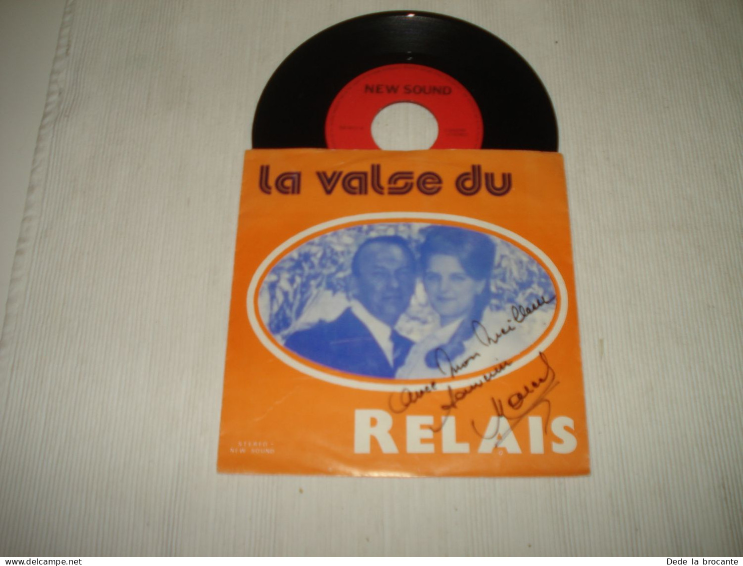 B14 / DEDICACE - Marcel Nihoul – La Valse Du Relais – NS 011 - BE 19??  VG+/EX - Disco & Pop