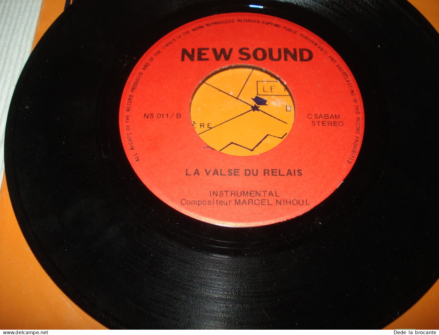 B14 / DEDICACE - Marcel Nihoul – La Valse Du Relais – NS 011 - BE 19??  VG+/EX - Disco & Pop