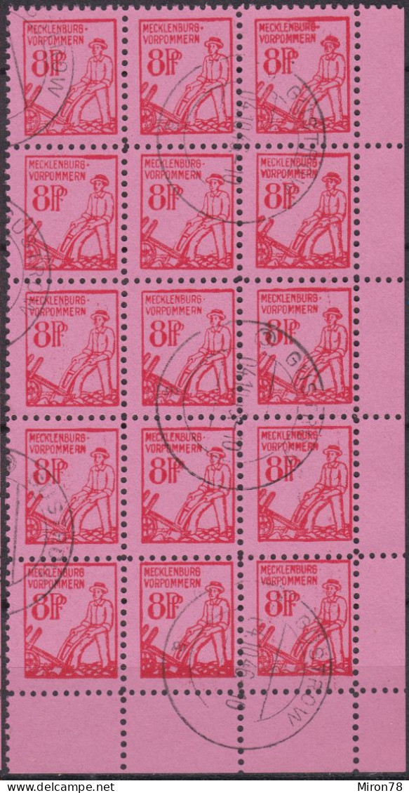 SBZ-Mecklenburg-Western Pomerania MiNr.11Y  Used Lot4 - Usati