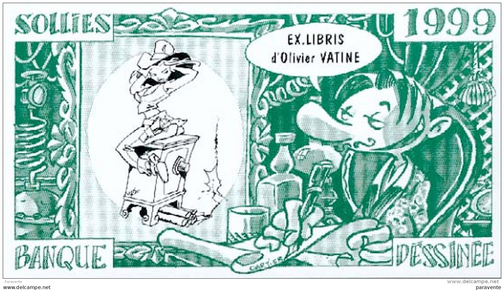 VATINE : Exlibris Sollies 1999    (non Ns) - Illustrateurs W - Z