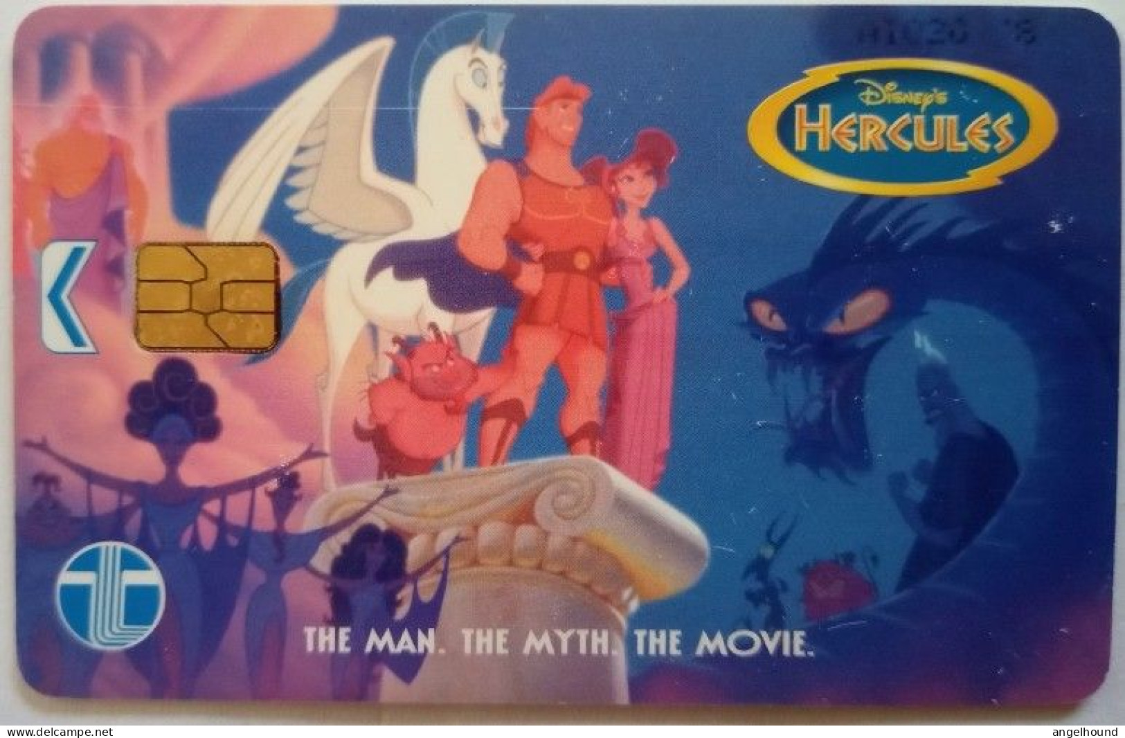 Malaysia Rm20 Chip Card - Disney Hercules 3/6 - Malaysia