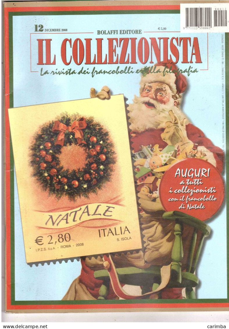 IL COLLEZIONISTA DICEMBRE 2008 - Italiano (desde 1941)