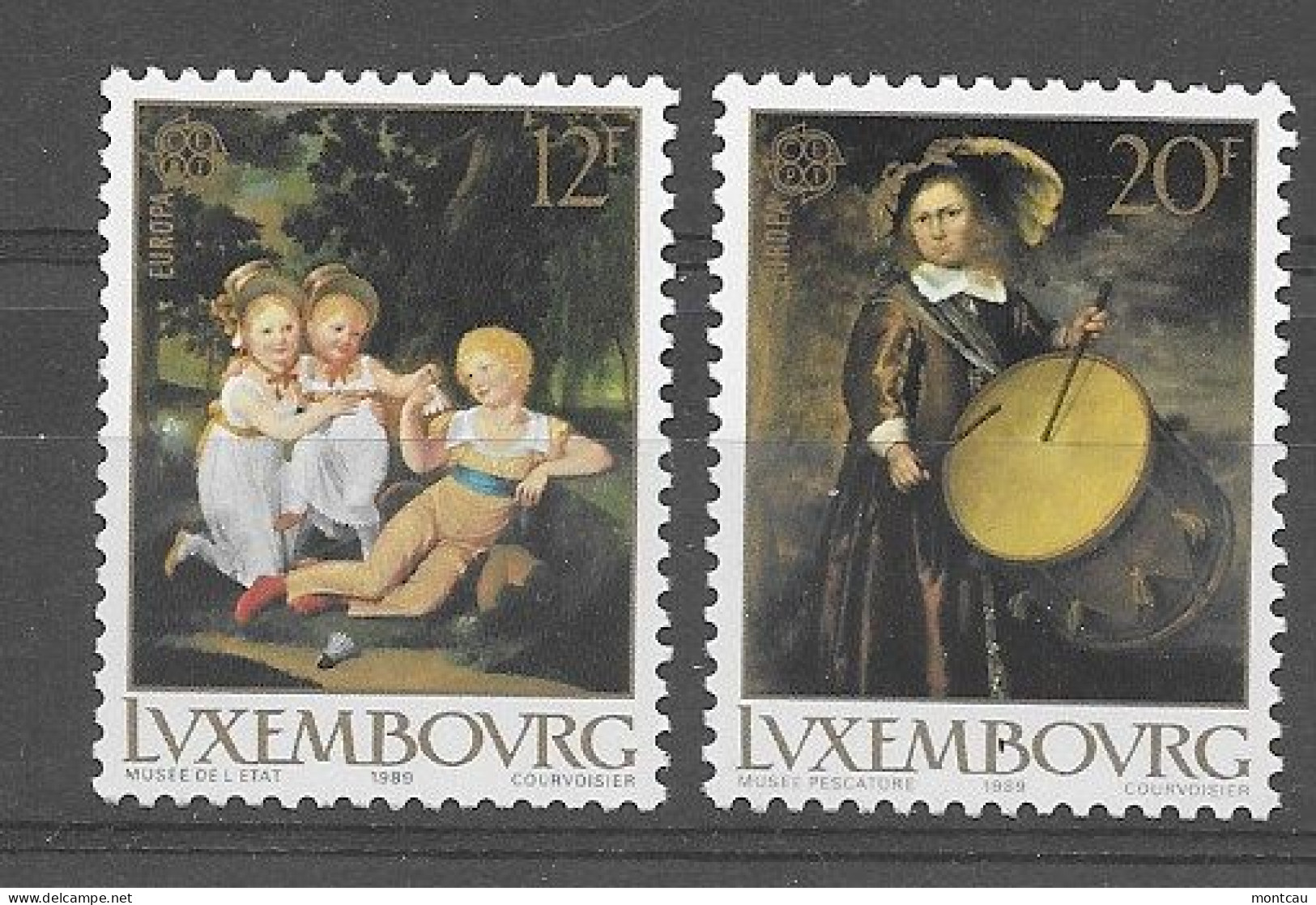 Luxembourg 1989.  Europa Mi 1219-20  (**) - 1989