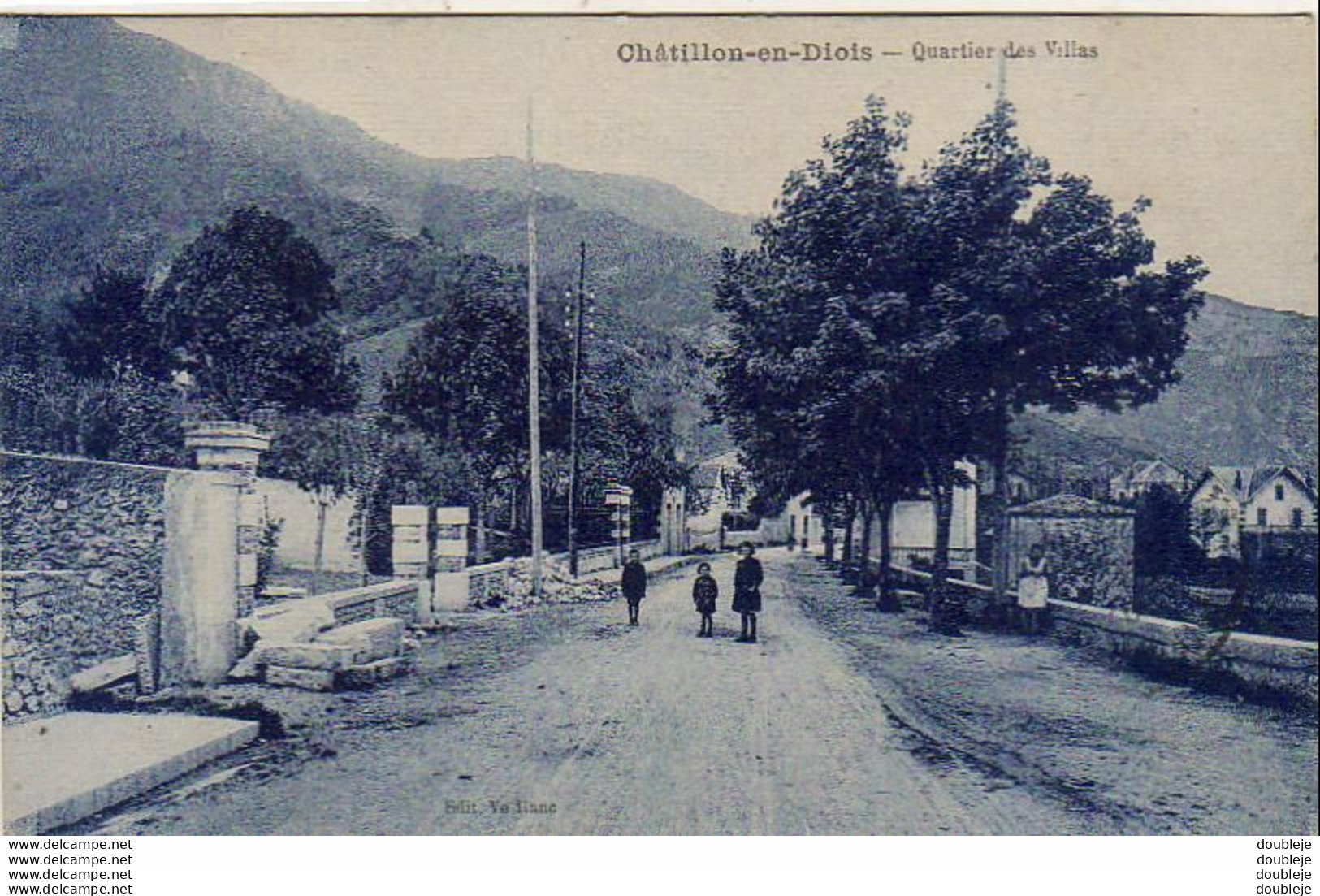 D26  CHÂTILLON EN DIOIS  Quartier Des Villas  ...................   Carte Peu Courante - Châtillon-en-Diois